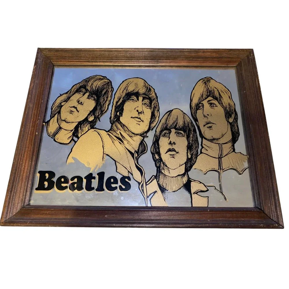 Vintage 1970s Beatles Mirror - Picture 1 of 2